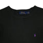 Mens Black Polo Ralph Lauren Lightweight Crewneck Jumper