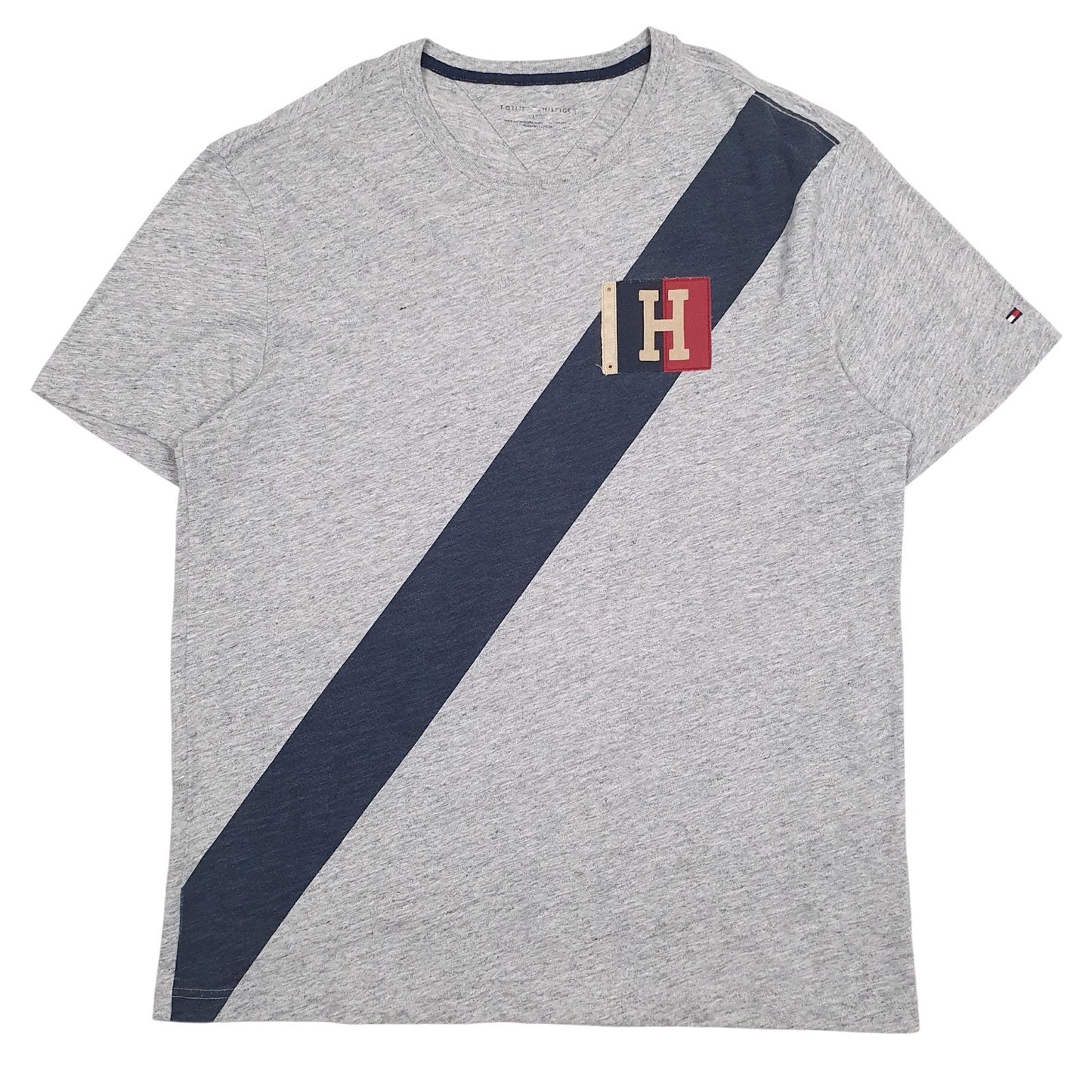 Mens Grey Tommy Hilfiger  Short Sleeve T Shirt