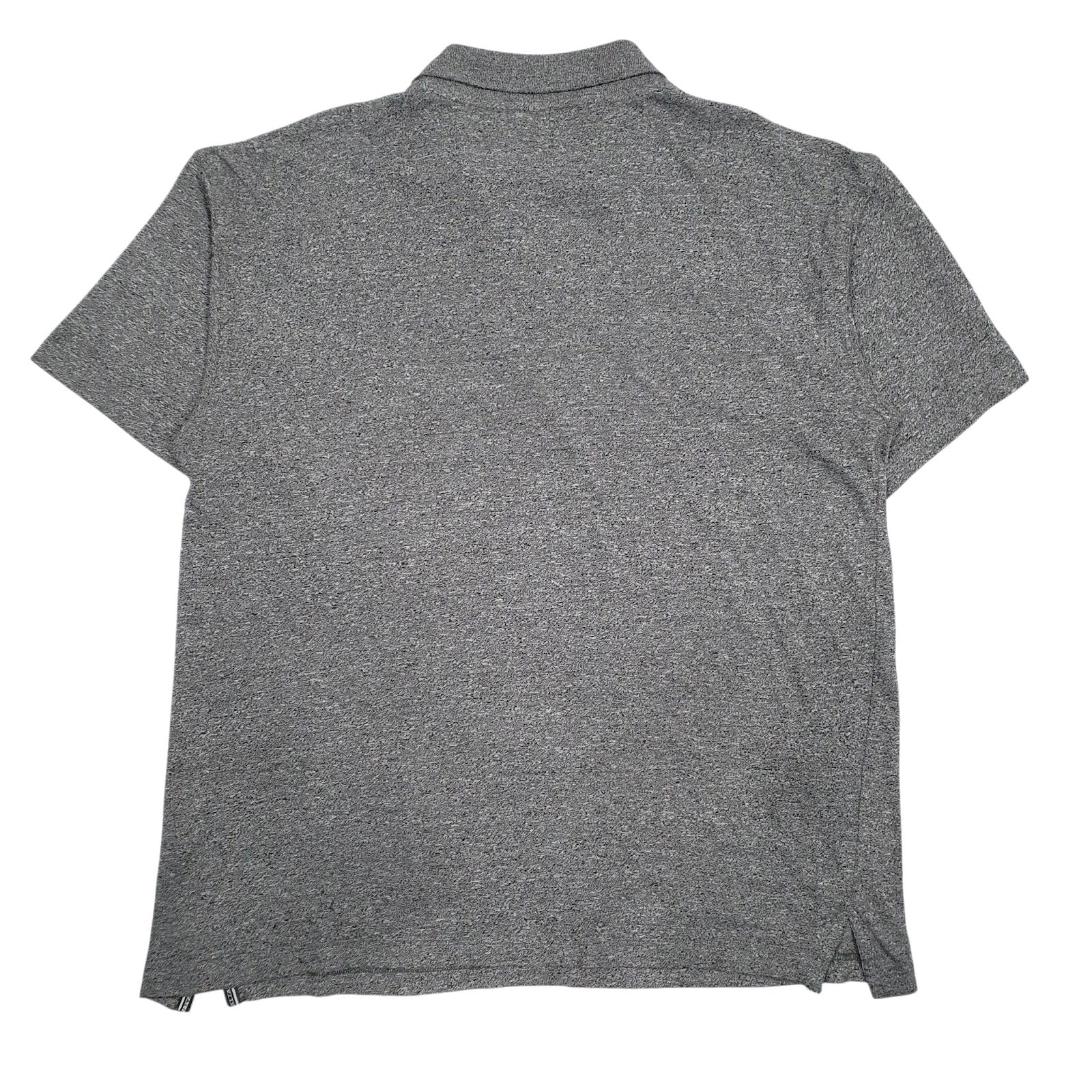 Mens Grey Fila Quarter Zip  Polo Shirt