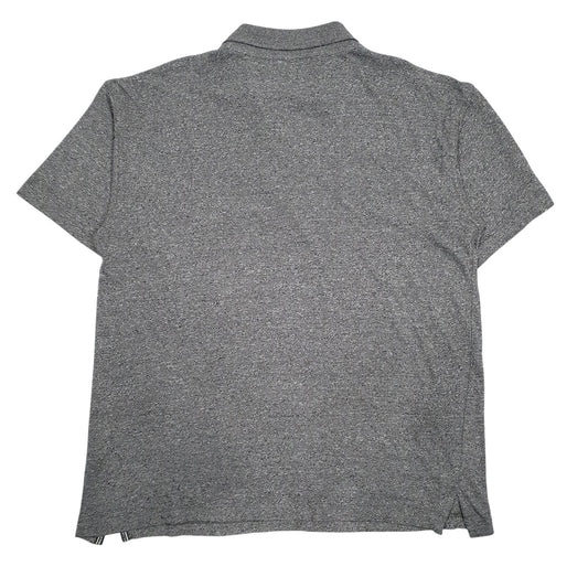 Mens Grey Fila Quarter Zip  Polo Shirt