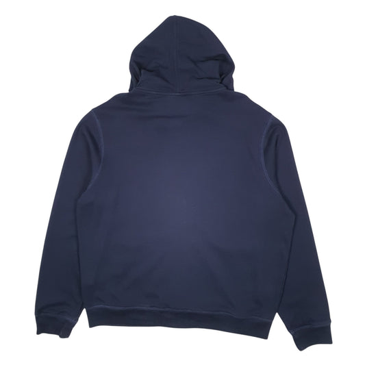 Mens Navy Lacoste Hoodie Full Zip Jumper