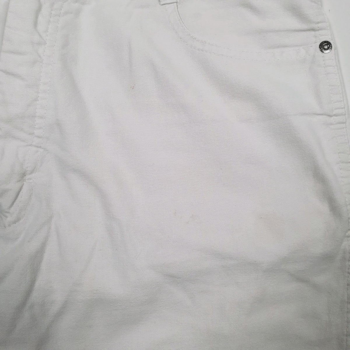 Mens White Brittania   Trousers
