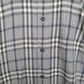 Mens Grey GJ Plaid Flannel  Shirt