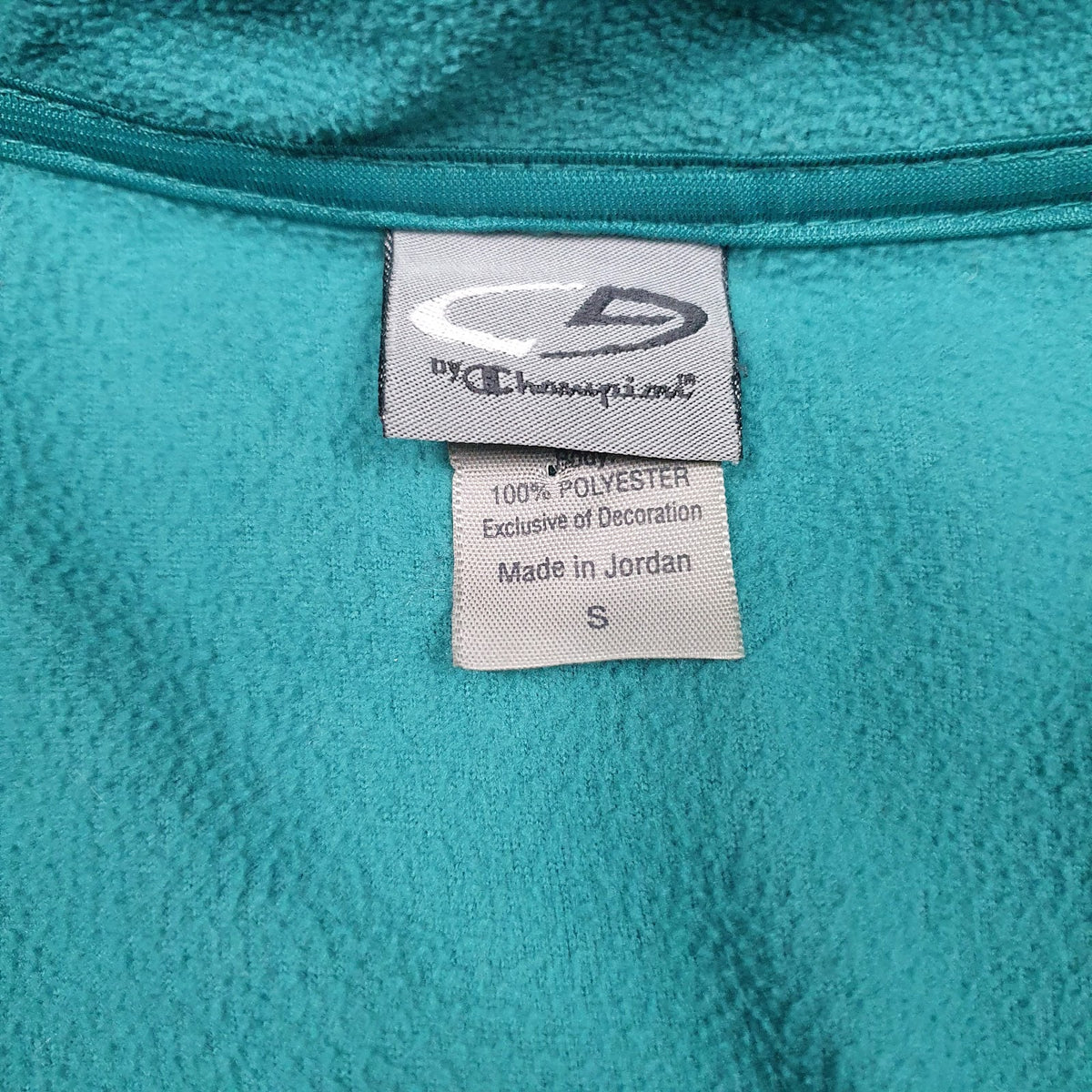 Womens Blue Champion  Quarter Zip Jumper