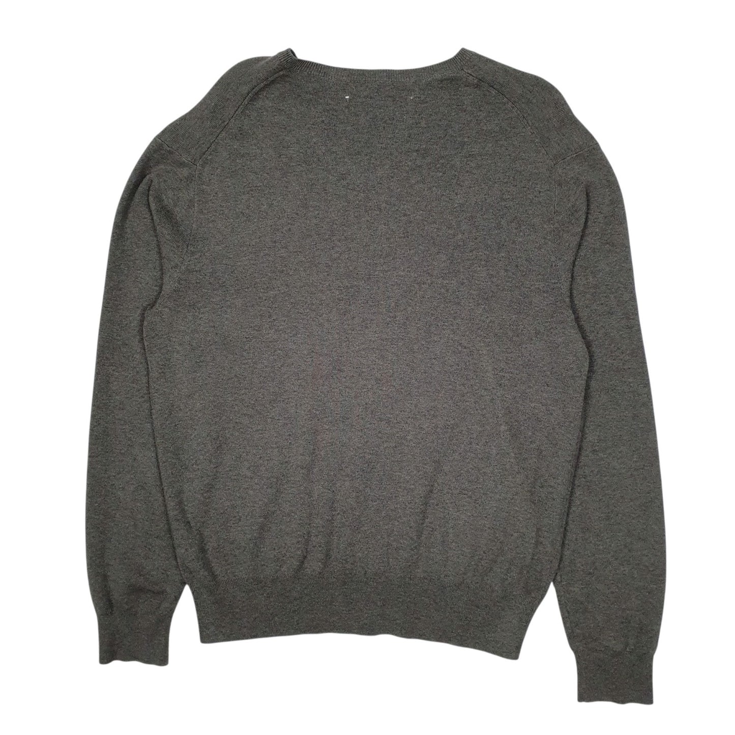 Mens Grey Polo Ralph Lauren  V Neck Jumper