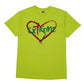 Mens Yellow Gildan Extreme God Bible Short Sleeve T Shirt