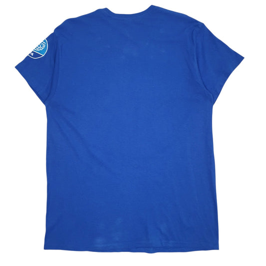 Mens Blue Gildan   T Shirt