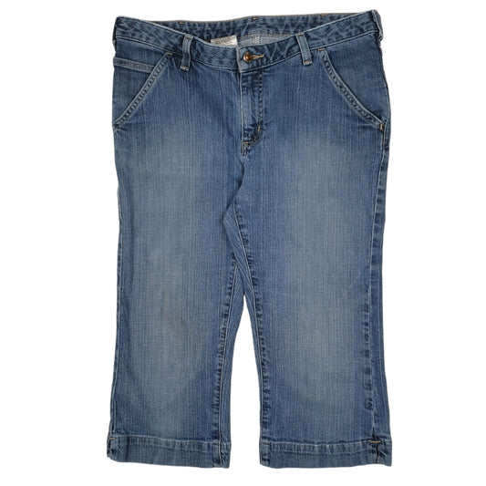 Womens Blue Carhartt Capri WB012 JeansW32 L28