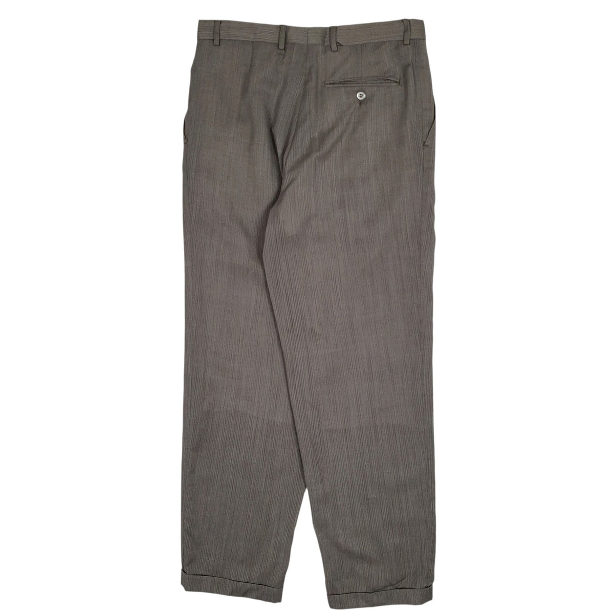 Mens Grey Cacharel Pinstriped Vintage  Trousers