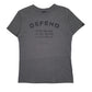 Mens Grey Defend Paris Defend Short Sleeve T Shirt