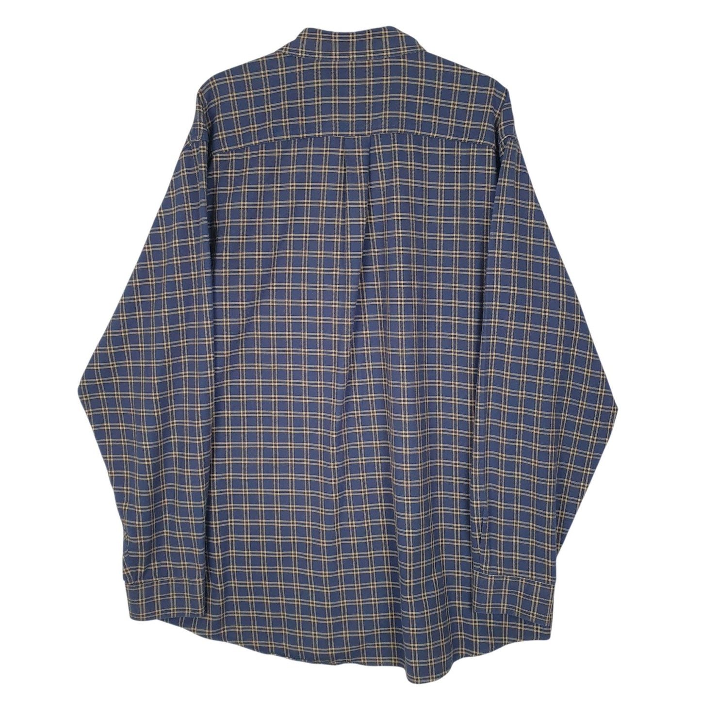 Mens Blue L.L.Bean Flannel  Shirt