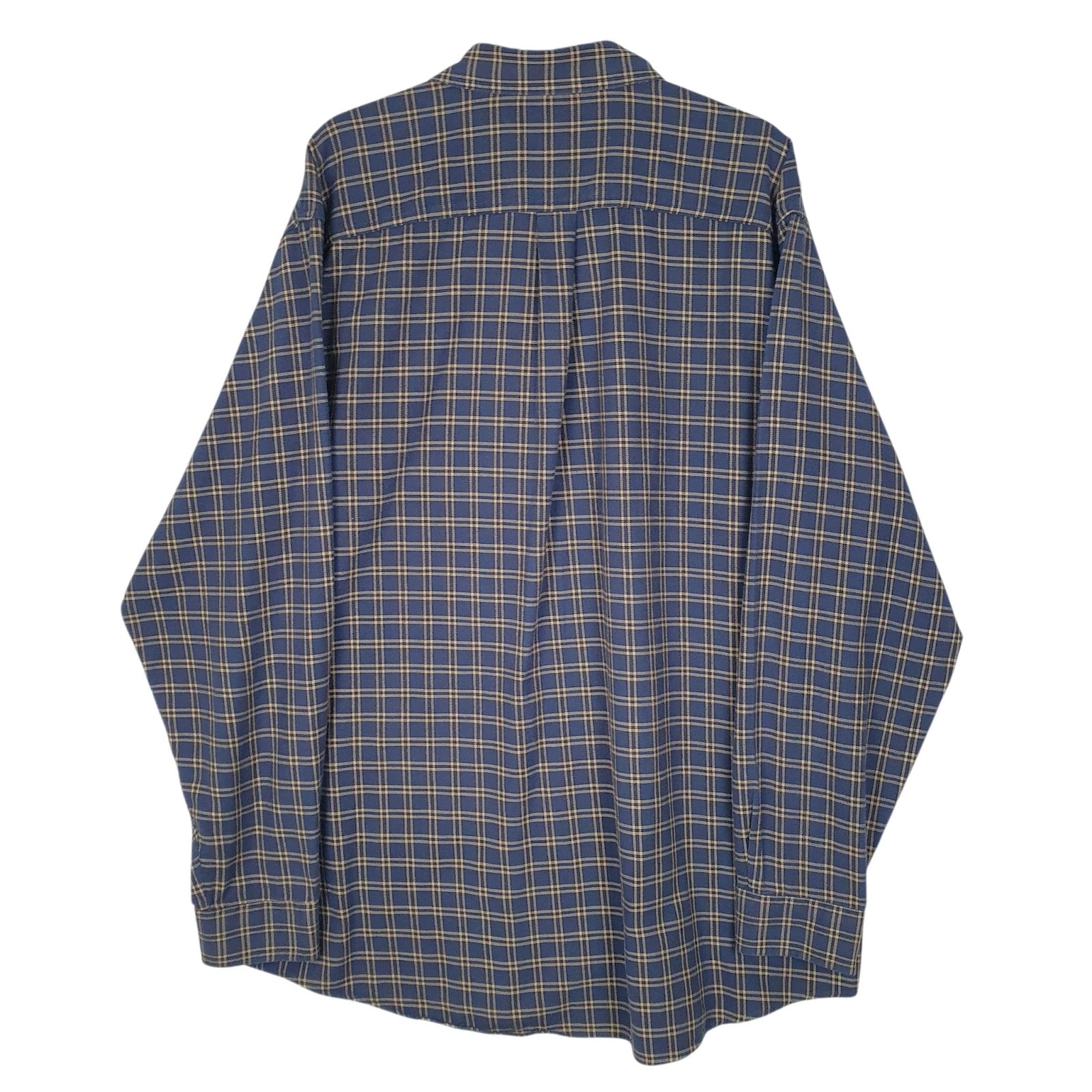 Mens Blue L.L.Bean Flannel  Shirt