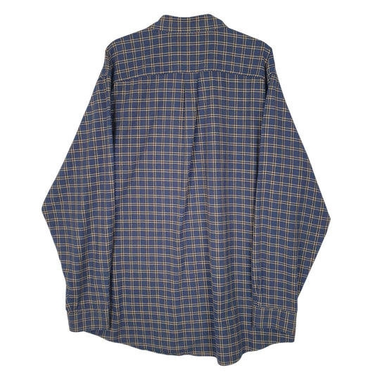Mens Blue L.L.Bean Flannel  Shirt