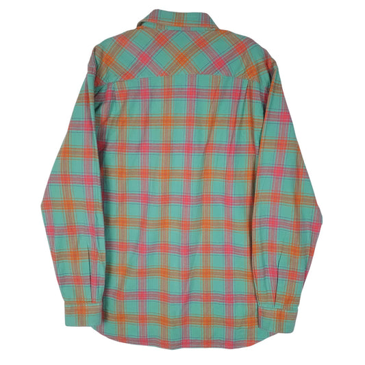 Mens Green Bailo Flannel Made In Italy  Shirt