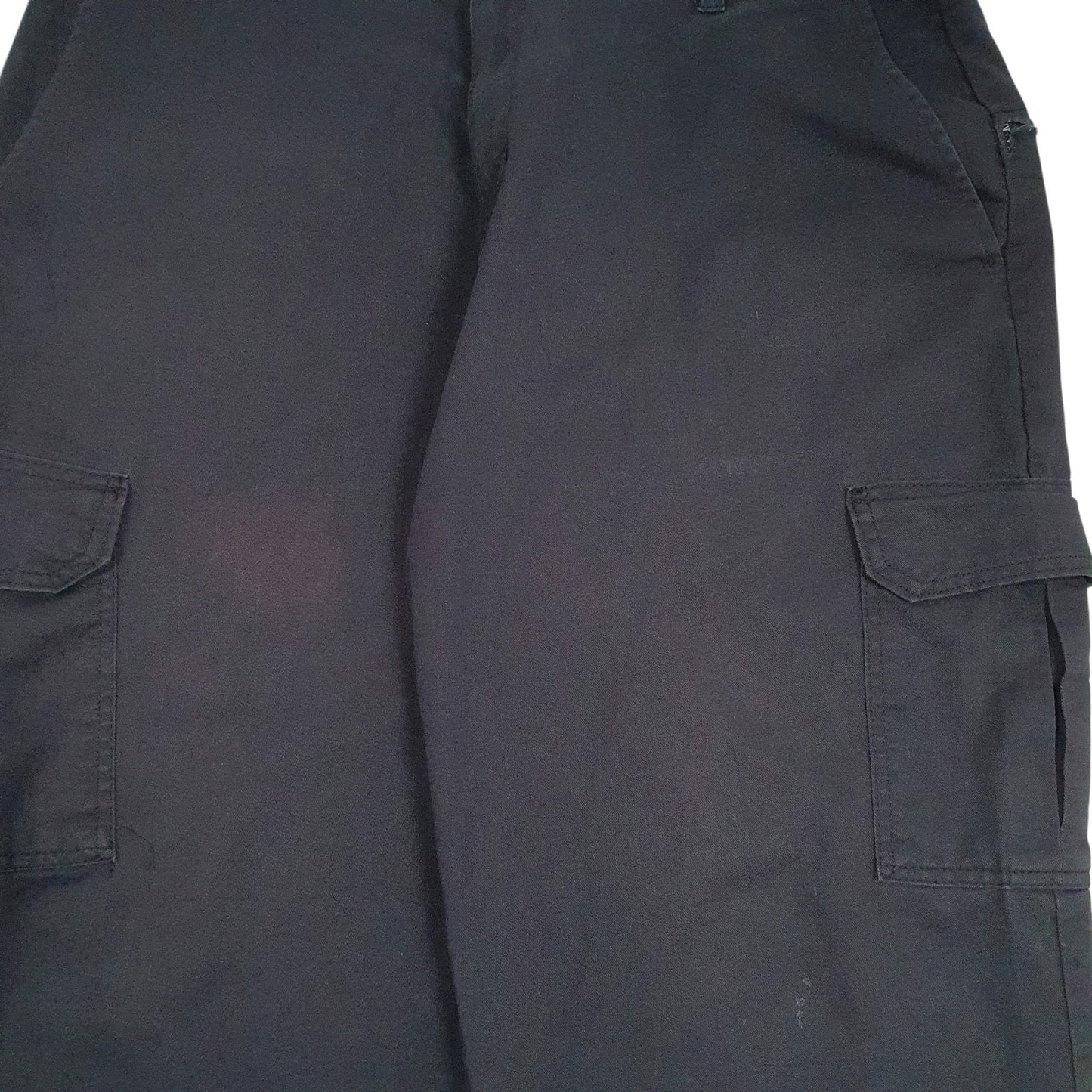 Mens Black Dickies   Trousers