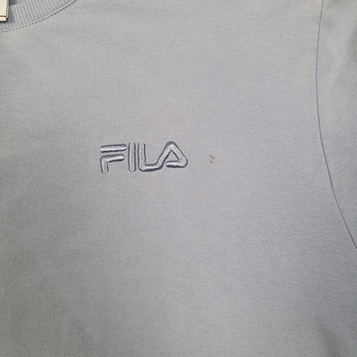Womens Purple Fila  Crewneck Jumper