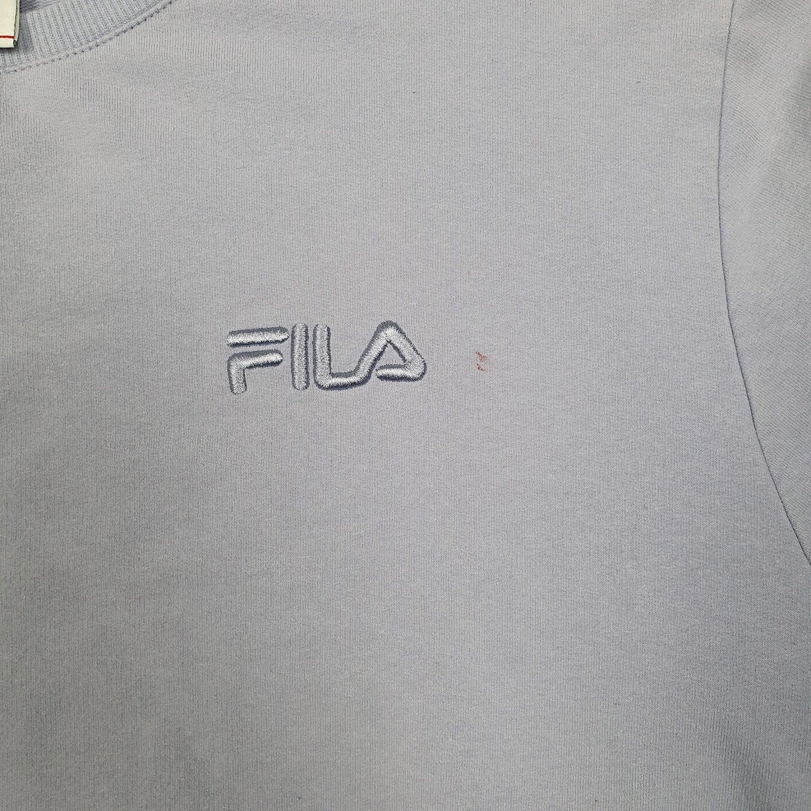 Womens Purple Fila  Crewneck Jumper