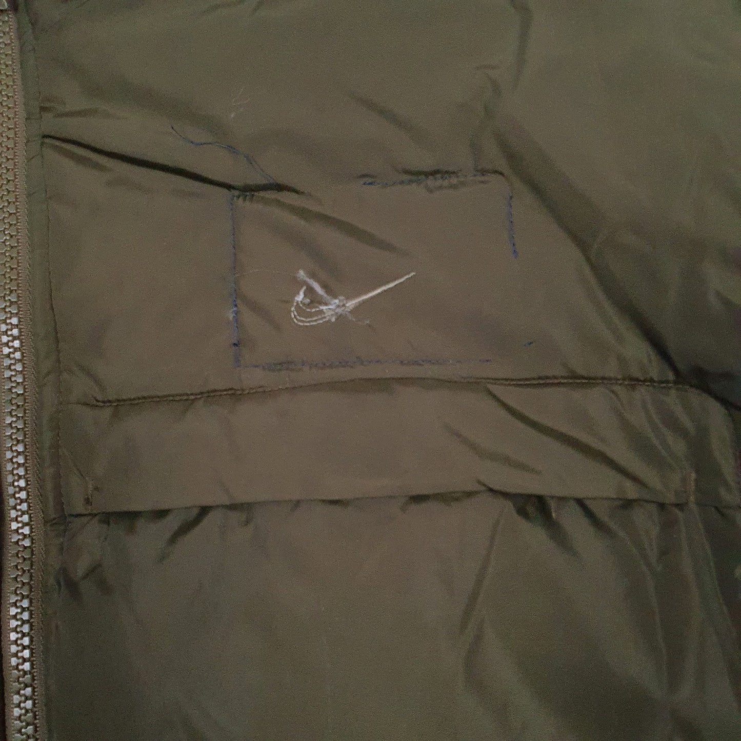 Mens Green Nike Reversible  Coat