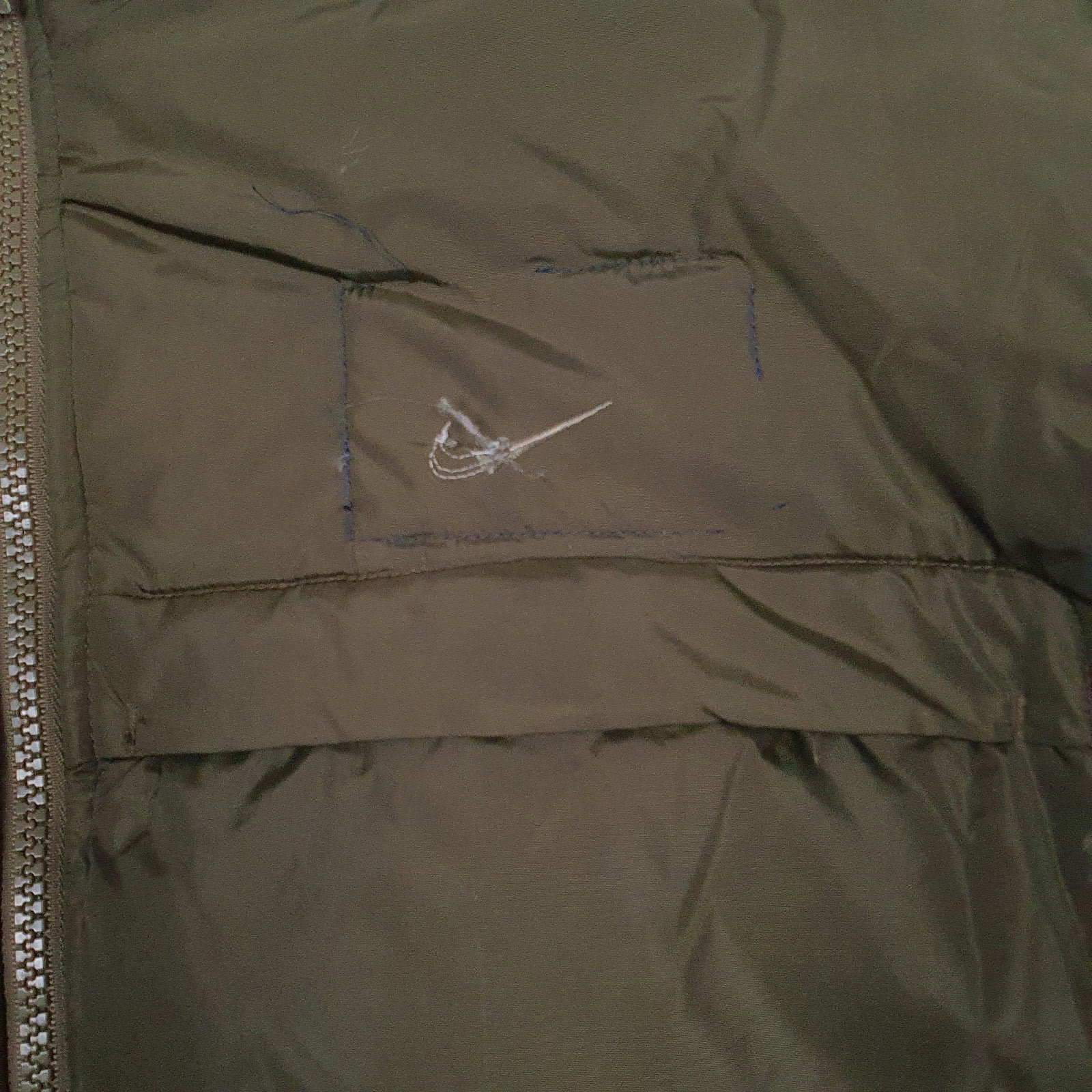Mens Green Nike Reversible  Coat