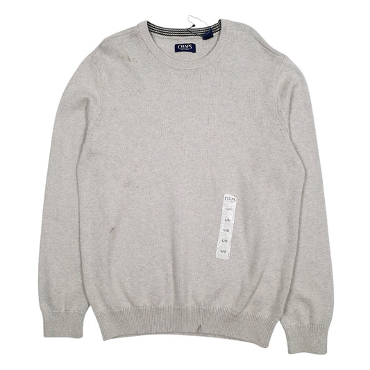 Mens Grey Chaps  Crewneck Jumper