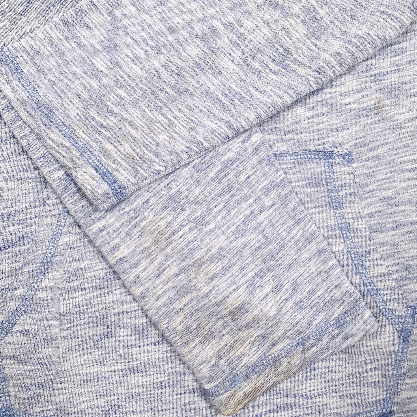 Womens Blue Calvin Klein Lightweight Hoodie Jumper