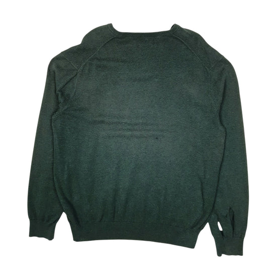 Mens Green Polo Ralph Lauren  V Neck Jumper