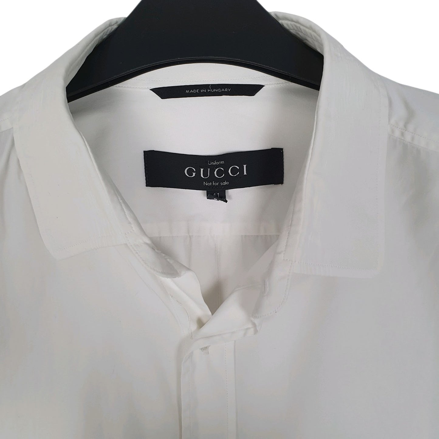 Mens White Gucci Uniform  Shirt