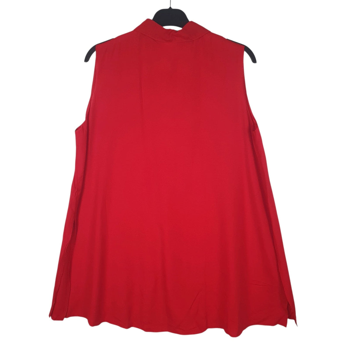 Womens Red Unbranded Button Front  Dress