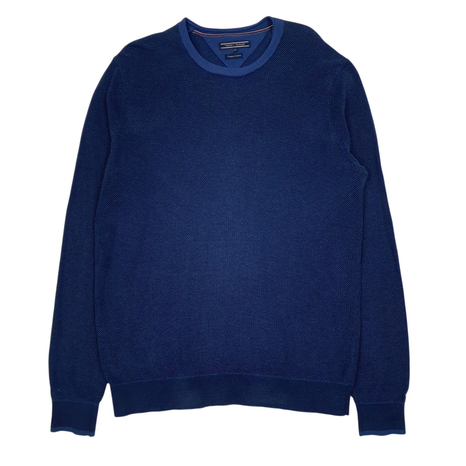 Mens Blue Tommy Hilfiger  Crewneck Jumper