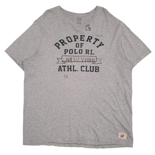Mens Grey Polo Ralph Lauren  Short Sleeve T Shirt