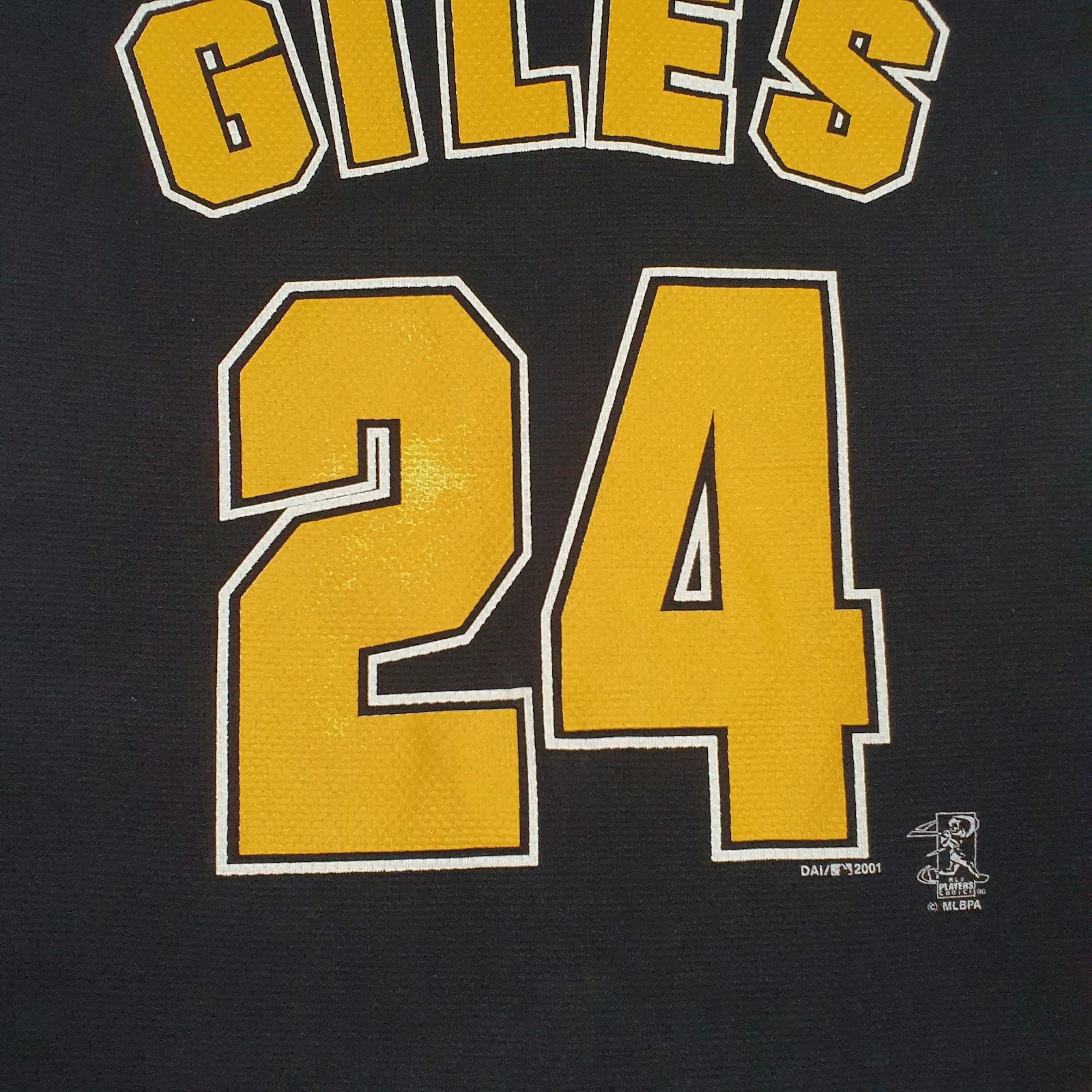 Mens Black True Fan Vintage 00s Jersey MLB Pittsburgh Pirates  T Shirt