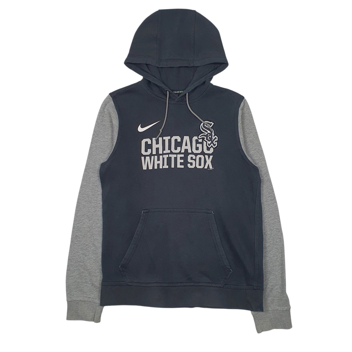 Mens Grey Nike MLB Chicago White Sox Hoodie Jumper