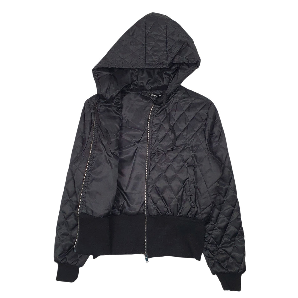 Womens Black Emily Bazar   Coat