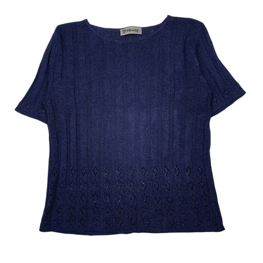 Womens Blue Modem  Crewneck Jumper