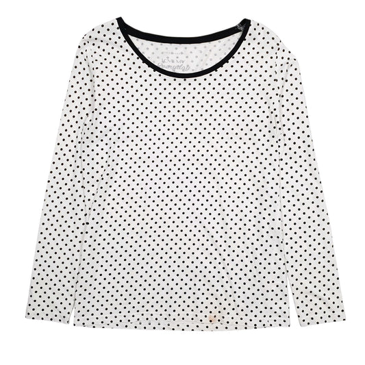 Womens White Atmosphere  Long Sleeve T Shirt