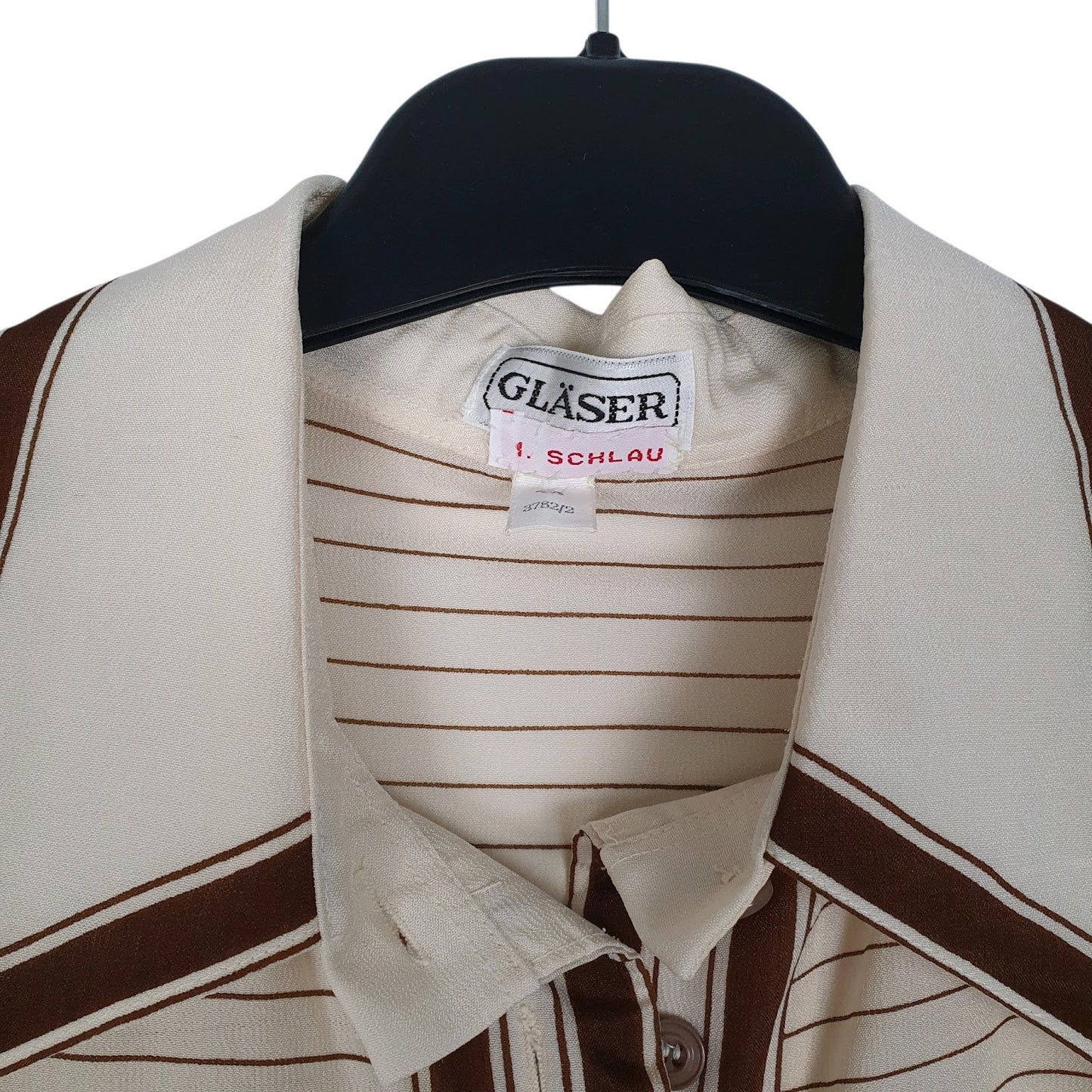Womens Cream Glaser Vintage 90s  Shirt