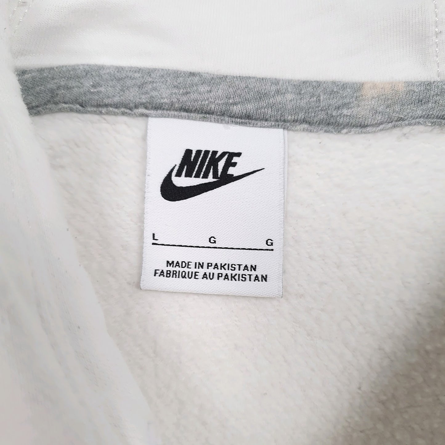 Mens White Nike  Hoodie Jumper