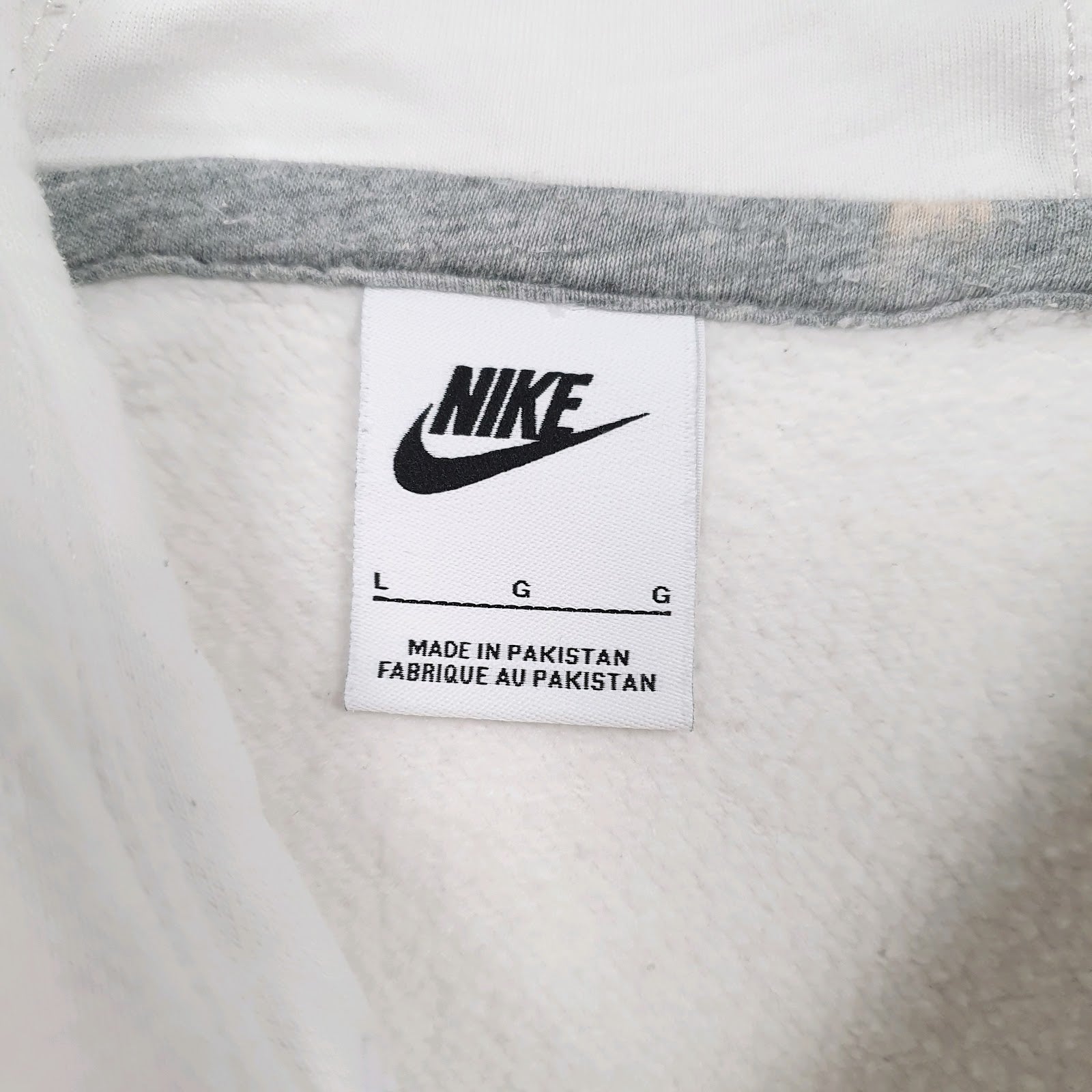 Mens White Nike  Hoodie Jumper