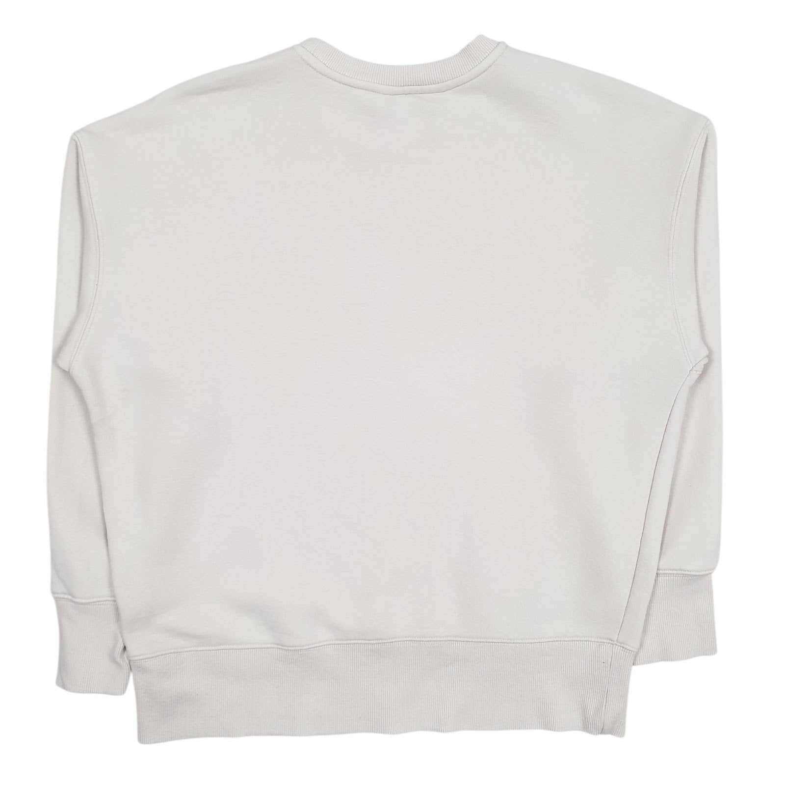 Womens White Fila  Crewneck Jumper