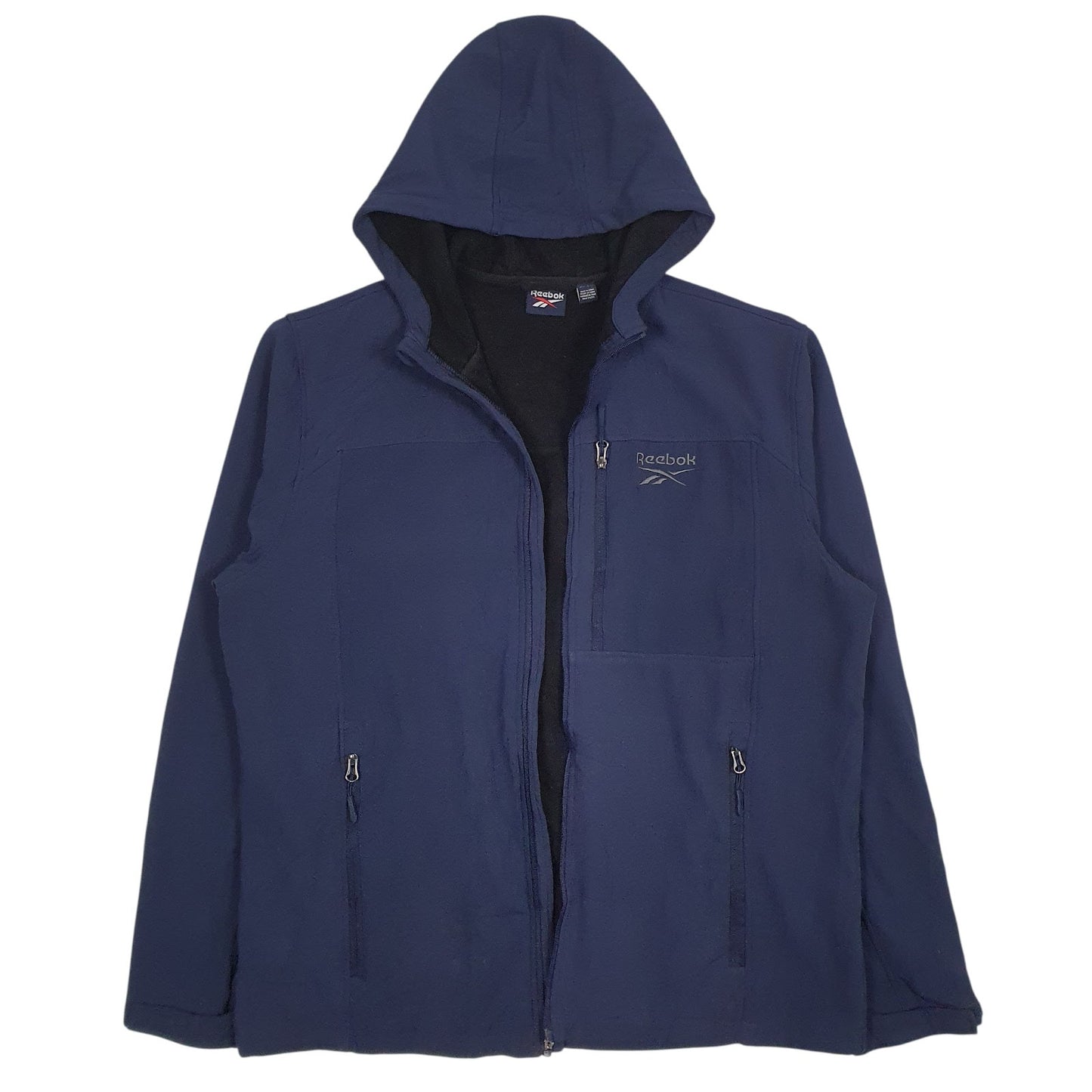 Mens Navy Reebok  Full Zip Jumper