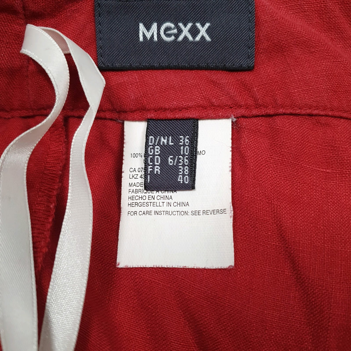 Womens Red Mexx   Trousers