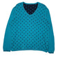 Mens Blue Tommy Hilfiger  V Neck Jumper