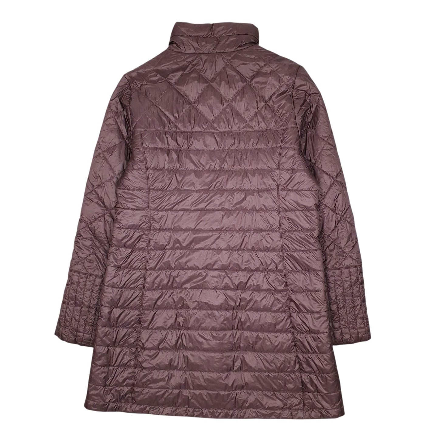 Womens Burgundy Patagonia Radalie Parka Trench Longline  Coat