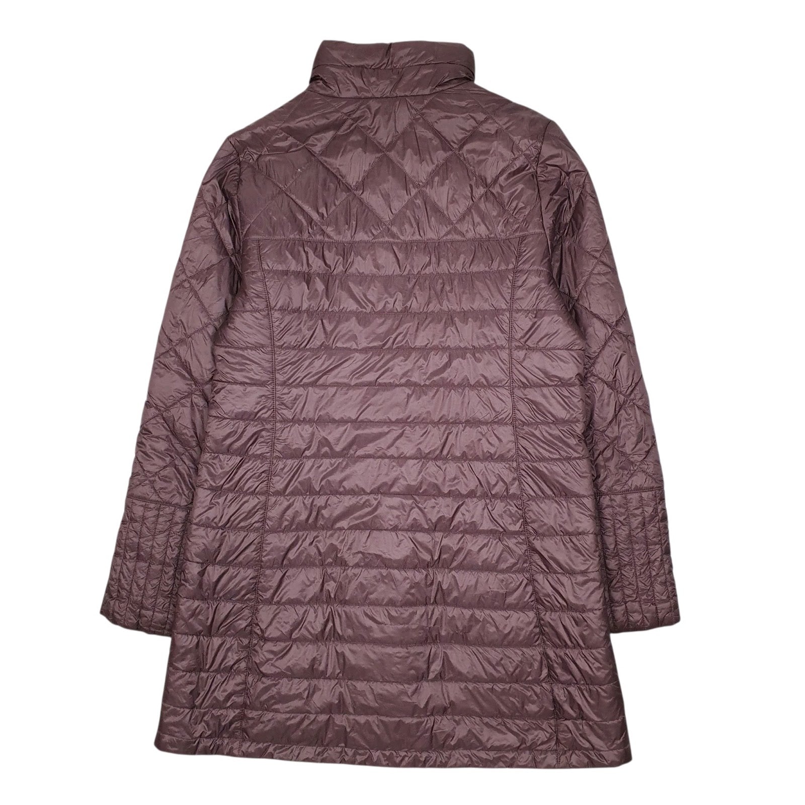 Womens Burgundy Patagonia Radalie Parka Trench Longline  Coat
