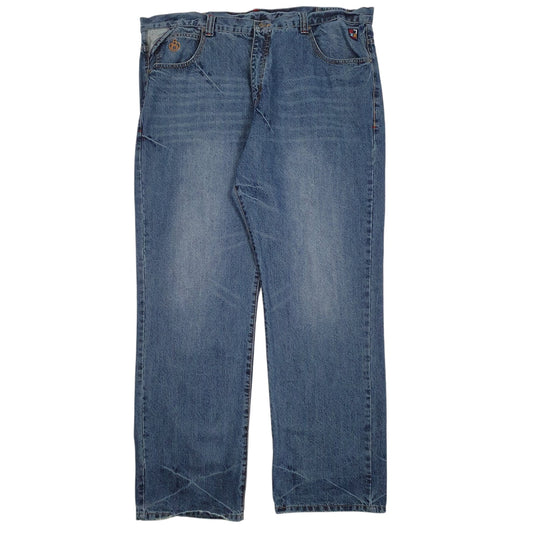 Mens Blue Eight 732 Y2K Native American Casual JeansW46 L35