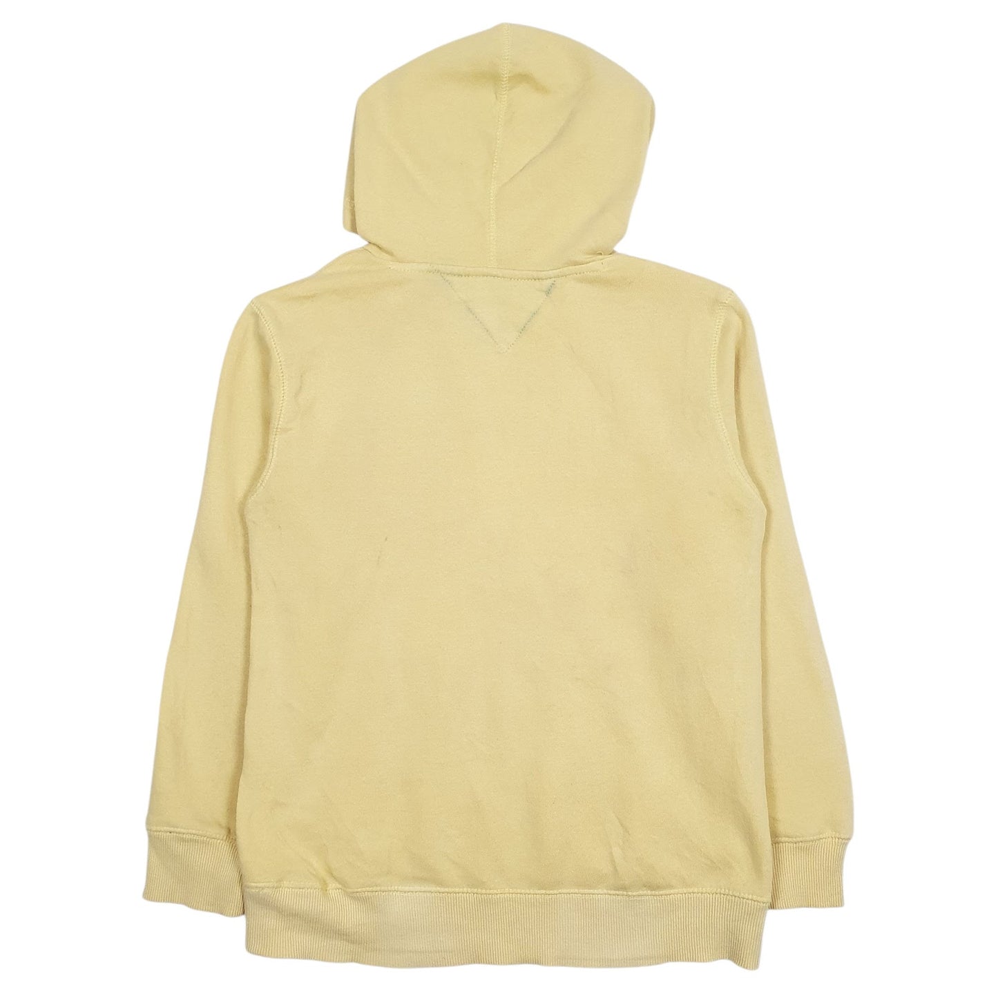 Womens Yellow Tommy Hilfiger Spellout Hoodie Jumper
