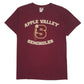 Mens Burgundy Fruit Of The Loom Apple Valley Seminoles Short Sleeve T Shirt