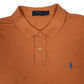 Mens Orange Polo Ralph Lauren  Turtle Neck Polo Shirt