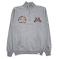 Mens Grey Champion Minnesota Crookston Quarter Zip Jumper