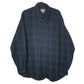 Mens Navy L.L.Bean Flannel Long Sleeve Shirt